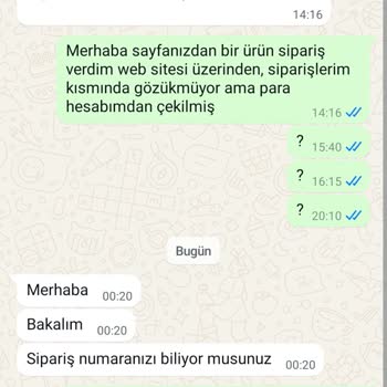 Sipariş Sonrası İlgisizlik Ve İade Talebi