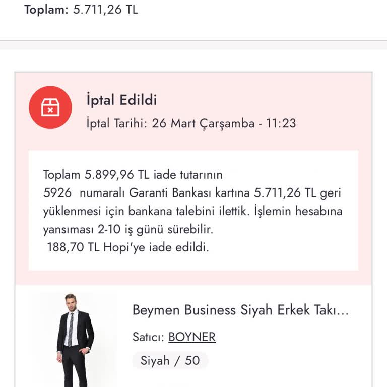 Sipariş İptali Ve Müşteri Hizmetleri Sorunu