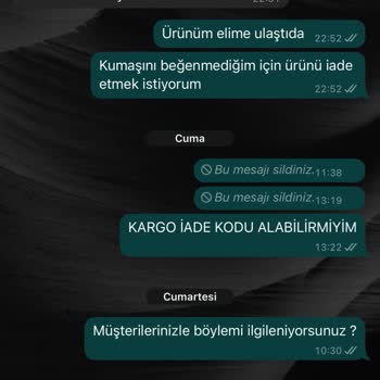 İade Talebime Yanıt Alamıyorum Ve Numaram Engellendi