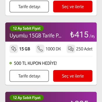 Vodafone Sadık Müşteriye Adaletsiz Fiyat Politikası