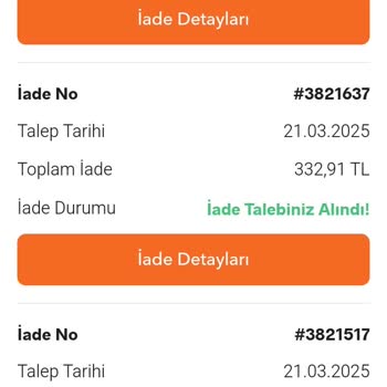 İade Ve Sipariş Sürecinde Yaşanan Sorunlar