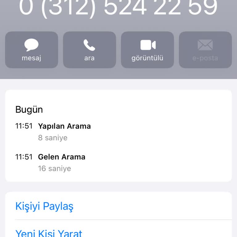 İzinsiz Aramalarla Gelen Gizemli Tehdit: 0312 524 22 59