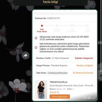 Yanlış Ürün Ve İlgisiz Hizmet: Trendyol'da Çözüm Bekleyen Müşteri