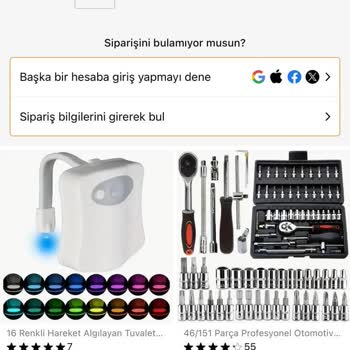 Sipariş Verildi, Kayıt Yok