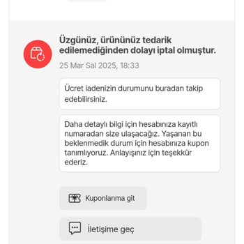 Siparişim İptal Edildi, Ürünler Hala Satışta!