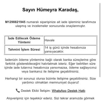 Uzayan İade Süreci: Müşteri Memnuniyeti Nerede Kaldı?