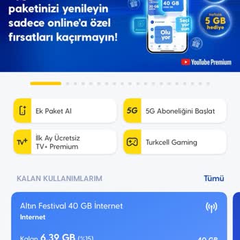 Turkcell'de İnternet Kullanımında Büyük Hayal Kırıklığı!