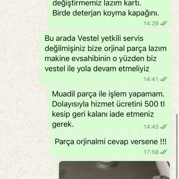 Vestel Yetkisiz Servis Ve Yanıltıcı Hizmet