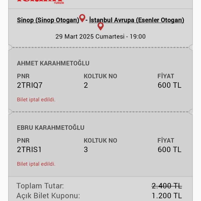 Kupon İadesinde Eksik Ödeme Sorunu