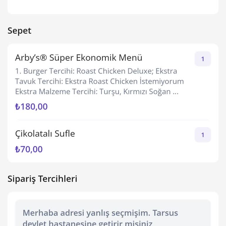 Getir'de Yanlış Adres Sorunu Ve İptal Edilemeyen Sipariş