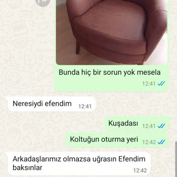 Aldığım Koltuk Takımındaki Sorunlar Çözülmüyor