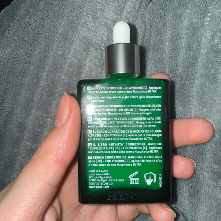 Serum Nuxe, problemas con la bomba para aplicar