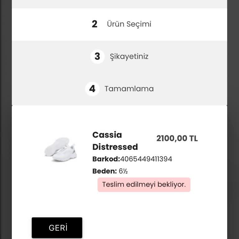 Sıkıntılı Ayakkabı Değişim Süreci