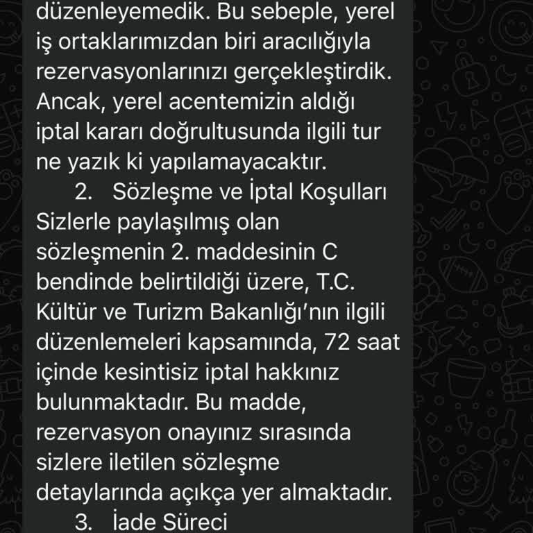 Tur İptalleri Ve İletişim Sorunlarıyla Hayal Kırıklığı