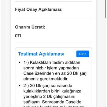 Hediye Kulaklıkta Bağlantı Sorunu Ve Yetersiz Müşteri Hizmeti