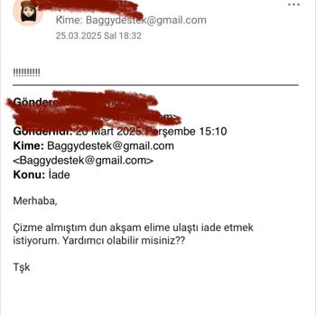 İade Sorunu Ve İletişim Engeli