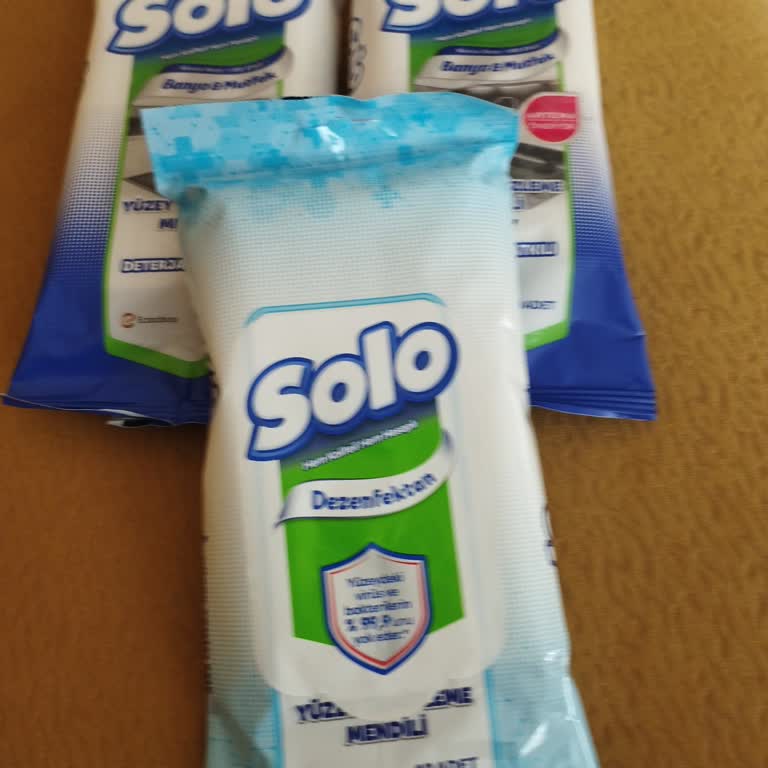 Solo Dezenfektan Mendillerde Kötü Koku Şikayeti