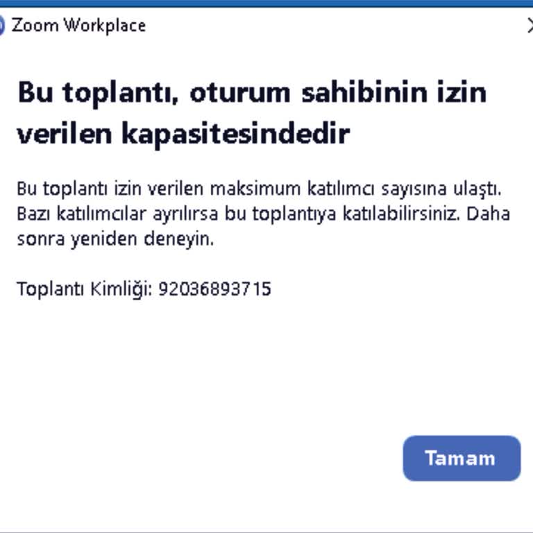 Canlı Ders Katılım Sorunu Ve Çözüm Önerisi