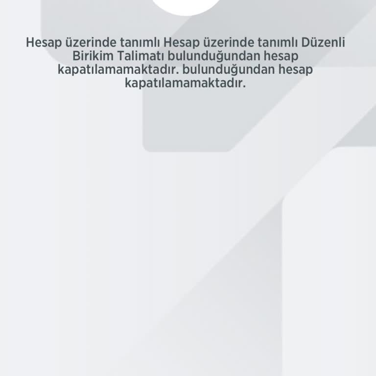 Ziraat Mobil Hesap Kapatma Sorunu