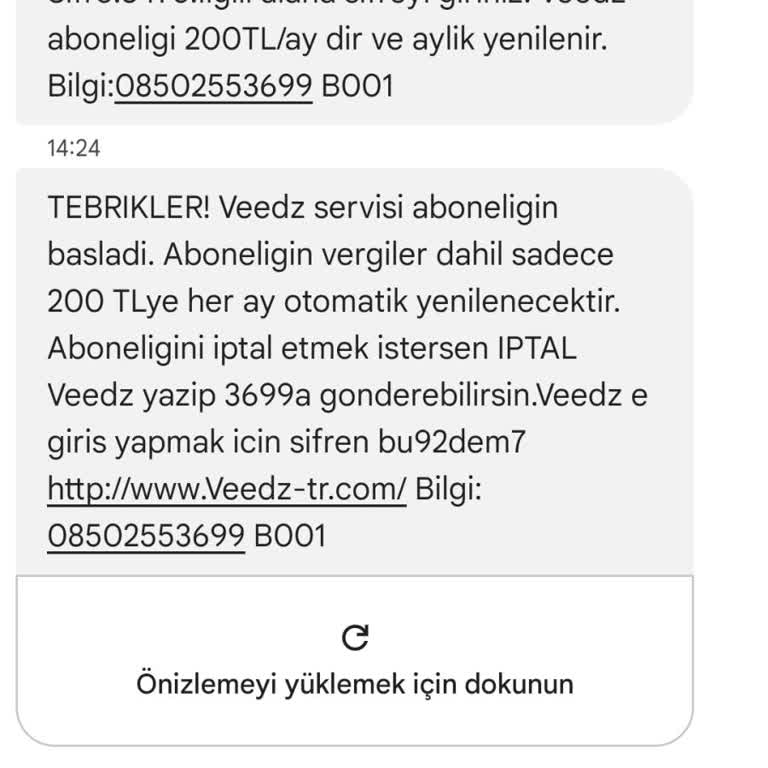 İzinsiz Abonelik Ve Haksız Ücretlendirme Şikayeti