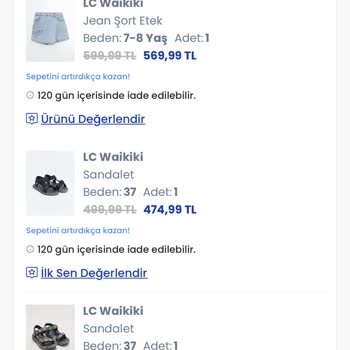 LCW'de Sandalet Fiyat Farkı Şoku