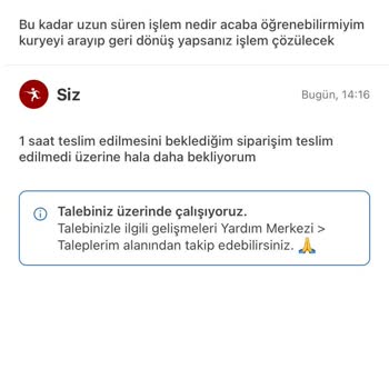 Siparişim Teslim Edilmedi, Müşteri Hizmetleri Yanıtsız Kaldı