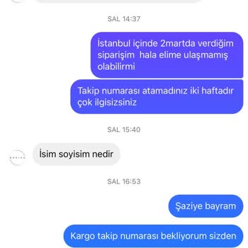 Teslim Edilmeyen Sipariş Ve İletişimsizlik Sorunu