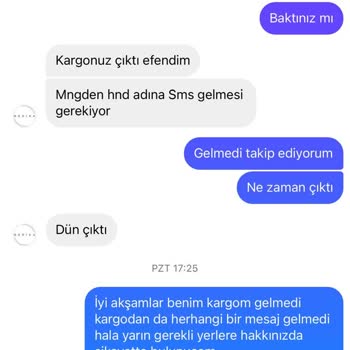 Teslim Edilmeyen Sipariş Ve İletişimsizlik Sorunu