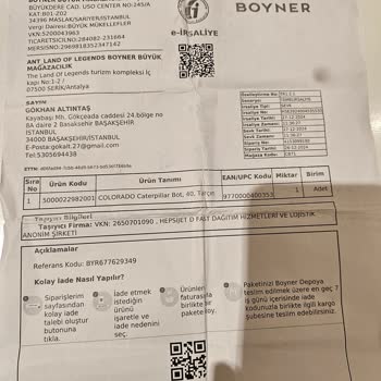 Boyner Ve Cat Marka Botun Hayal Kırıklığı