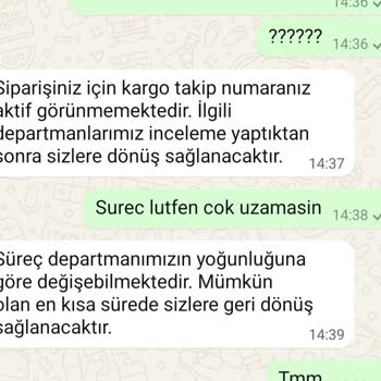 İade Sürecindeki Gecikme Ve Kargo Takip Sorunu