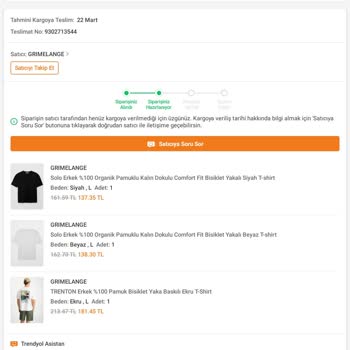 Trendyol'dan 10 Gündür Kargoya Verilmeyen Sipariş