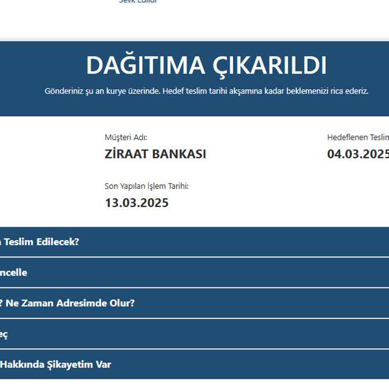 AGT Kurye'nin Profesyonellikten Uzak Teslimat Süreci