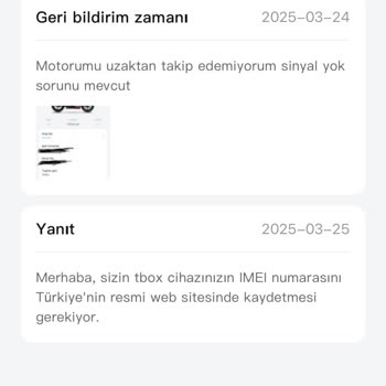 Yeni Motorumda Sinyal Sorunu