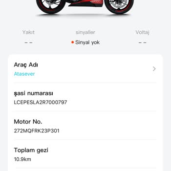 Yeni Motorumda Sinyal Sorunu