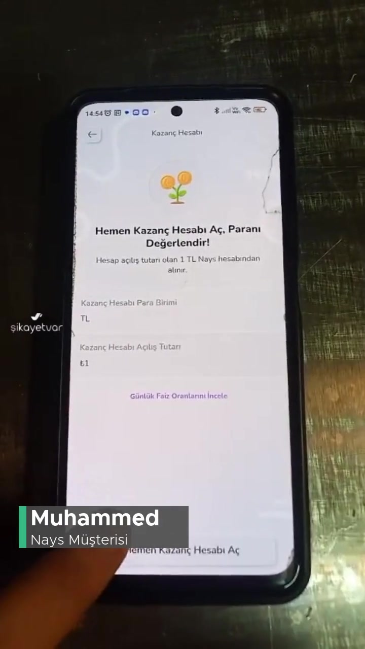 Nays Uygulamasında Kazanç Hesabı Açılmıyor! videonun kapak resmi