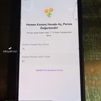 Nays Uygulamasında Kazanç Hesabı Açılmıyor!