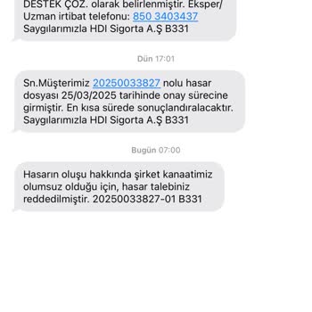 Sigorta Şirketinden Haksız Red Kararı