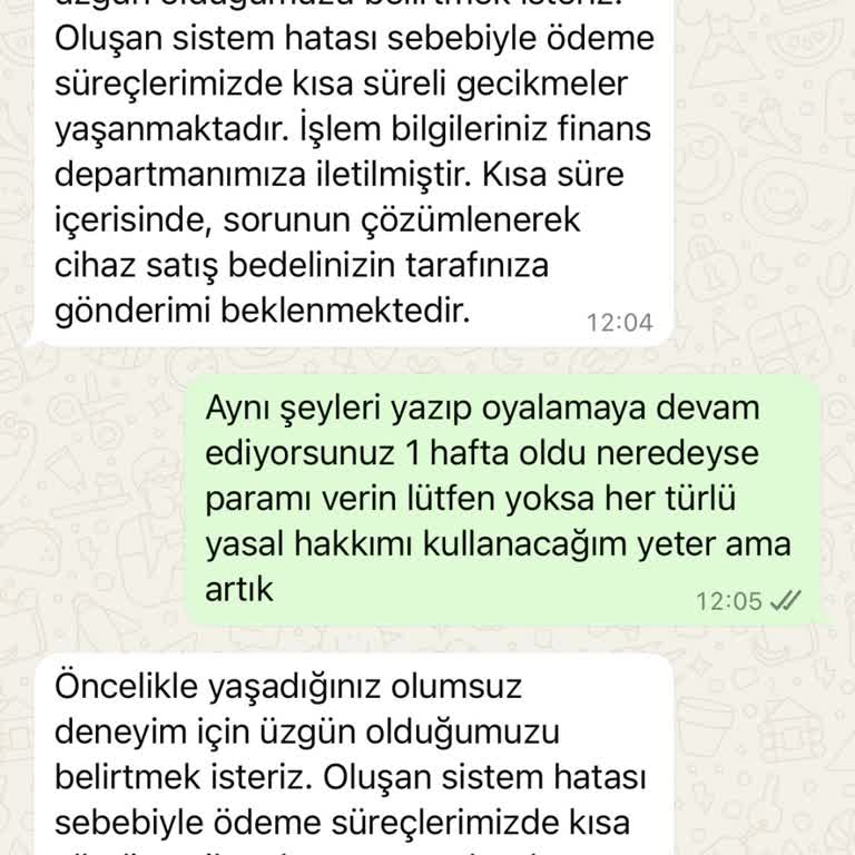 EasyCep İle Yaşanan Ödeme Gecikmesi: Müşteri Hizmetlerinden Yanıtsız Bekleyiş