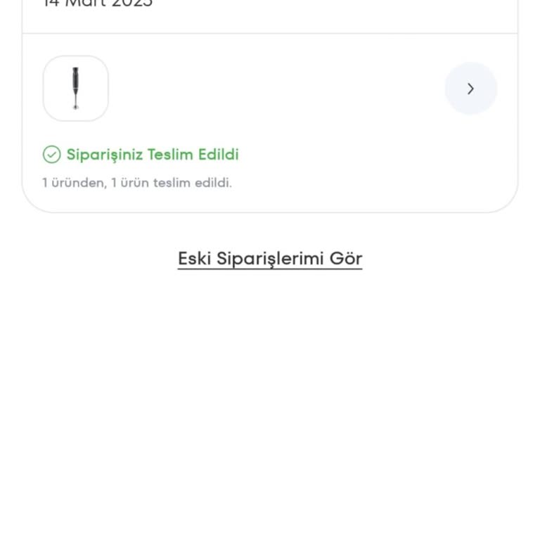 Blender İadesinde Müşteri Hizmetleri Sorunu