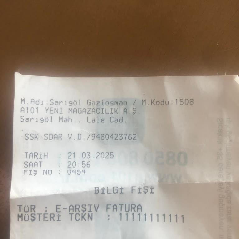 A101'de Fatura Almanın Zorluğu Ve Zaman Kaybı