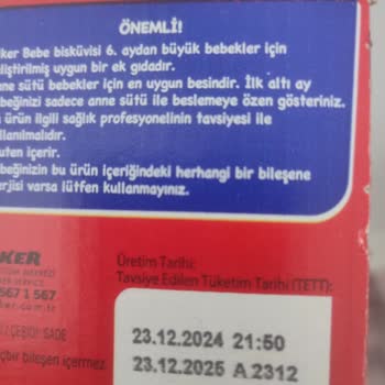 Ülker Bebek Bisküvisi Paketinden Çıkan Şok Edici Cisim!