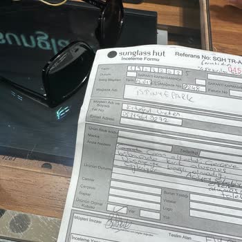 Kırılan Gözlük İçin Yetersiz Çözüm