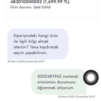 Sipariş İptali Ve Fiyat Artışı Sorunu
