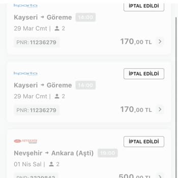 Bilet İptalinde Yanlış Yönlendirme Ve Uzun Bekleme Süresi