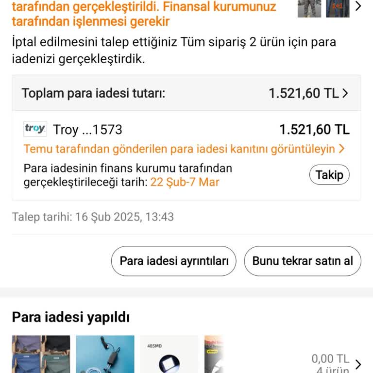 Yanlış Onaylanan Ürünlerin İadesinde Sorun