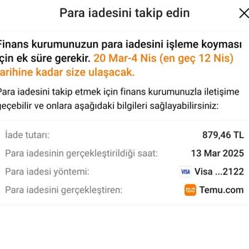 Ücret İadesi Gecikmesiyle Yaşanan Mağduriyet