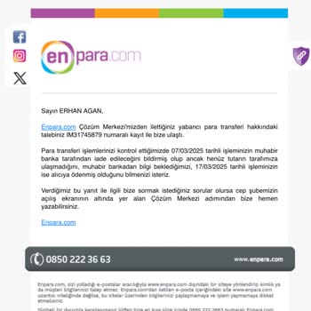 Enpara'da Kayıp Para Transferi Krizi