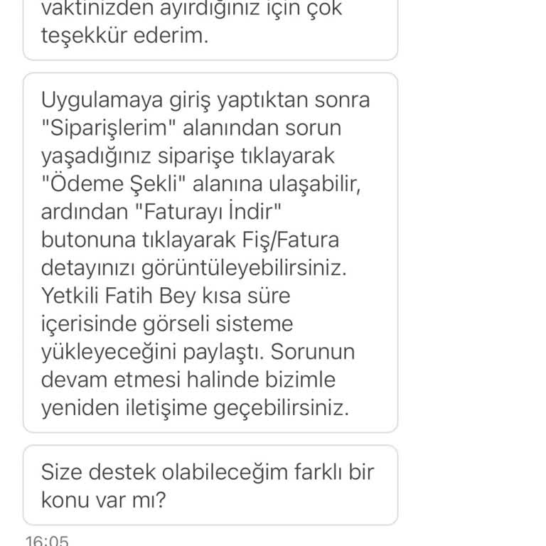 Yemeksepeti'nde Fatura Sorunu Ve Müşteri Hizmetleri İlgisizliği