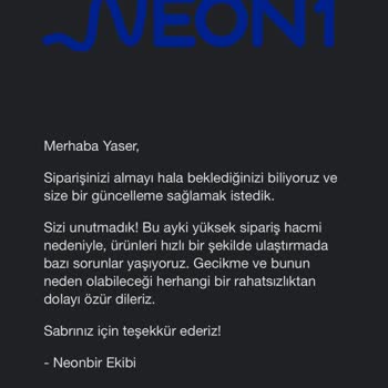 Siparişim Gecikti Üstüne Cevap Bile Alamıyorum