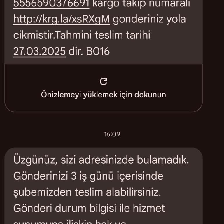 Teslimat Kodu Olmadan Kargo Teslim Edilemiyor!